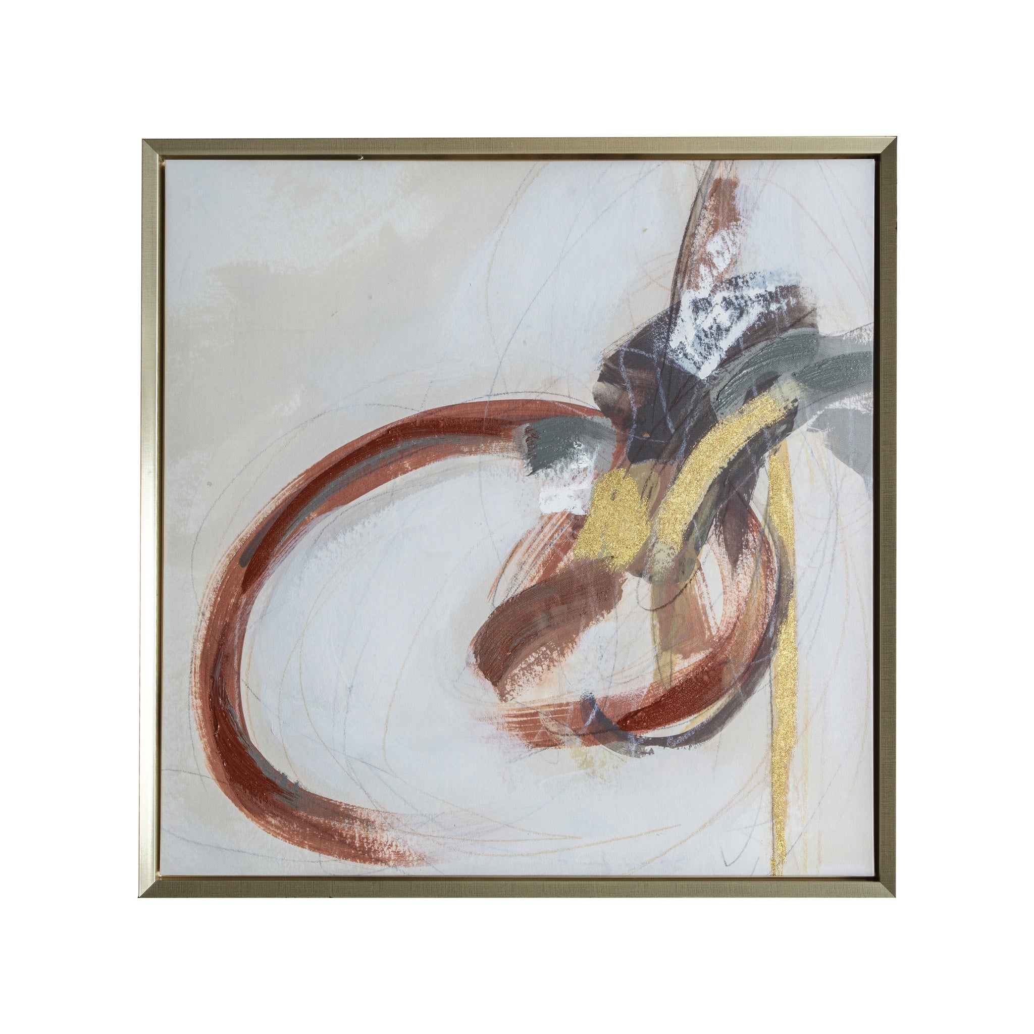 Shabu Abstract Framed Canvas