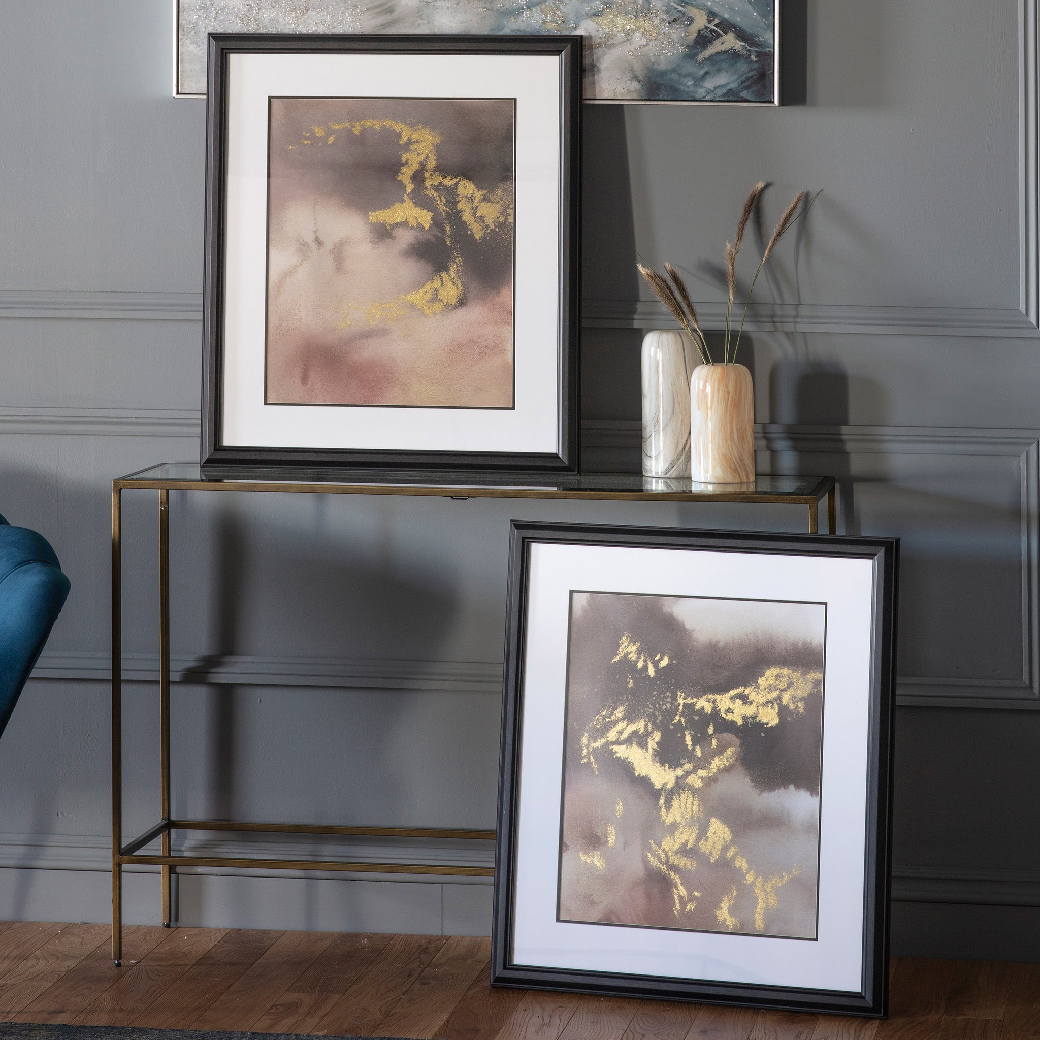 Dusk Shimmer Framed Art Set of 2