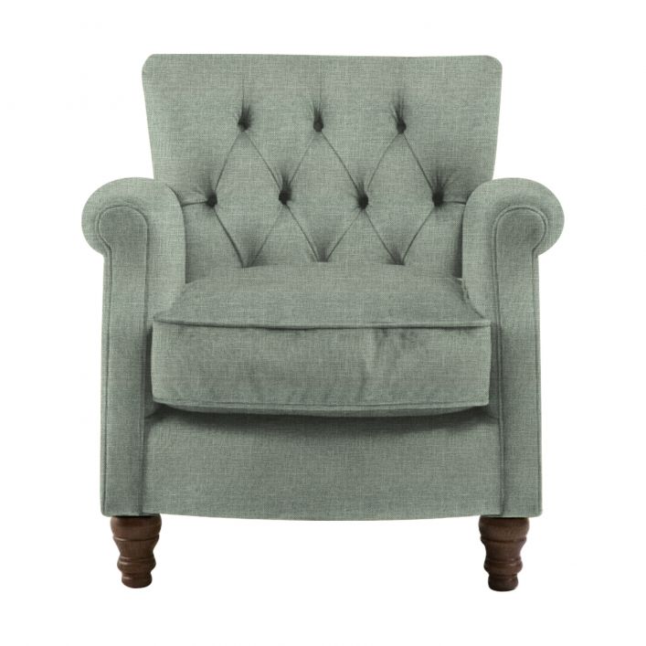 Cheswick Armchair Standard leg in Bailey Cardamon Fabric