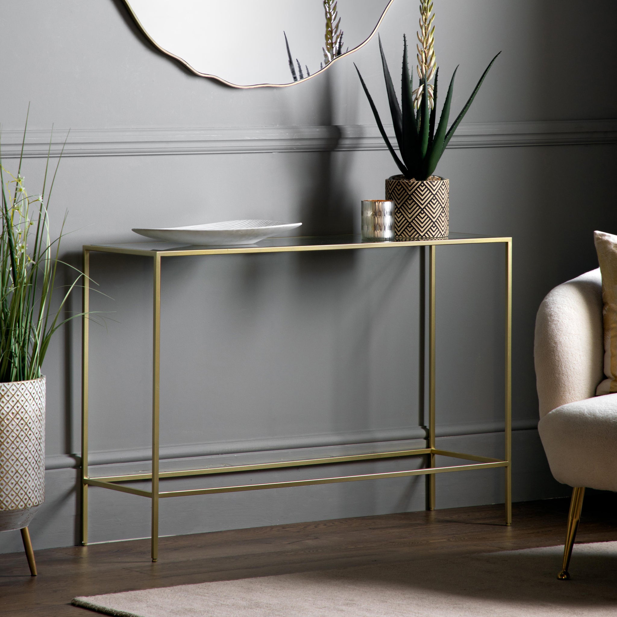 Rothwell Console Table Champagne