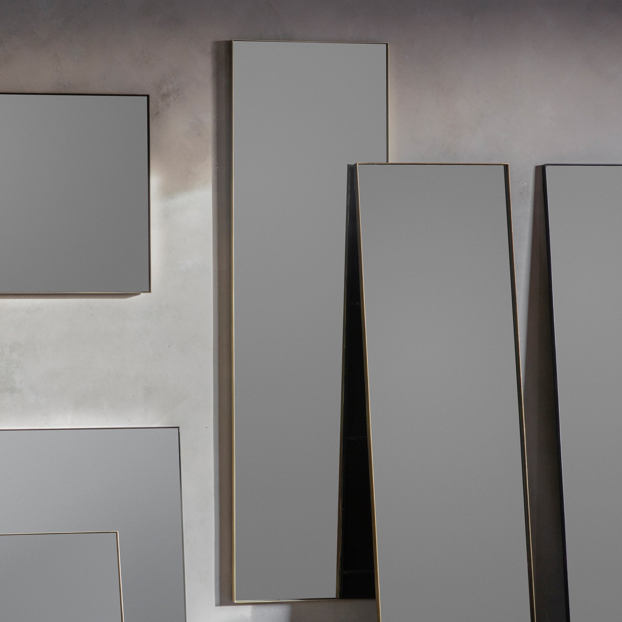 Hurst Leaner Mirror Champagne