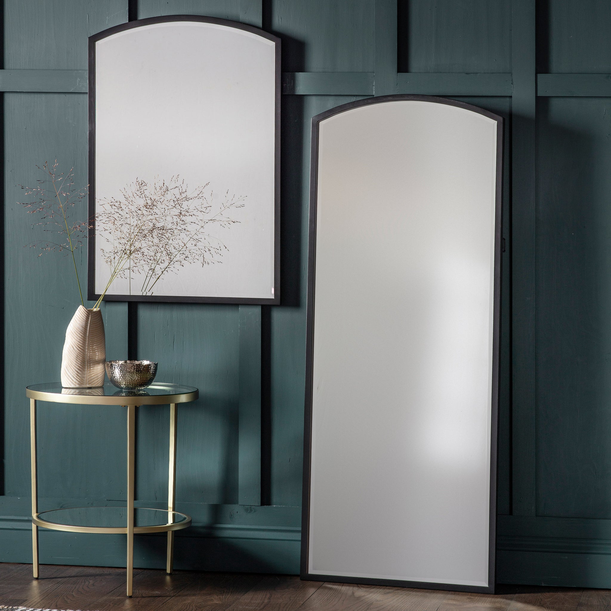 Higgs Arch Mirror Black 60 x 150 cm