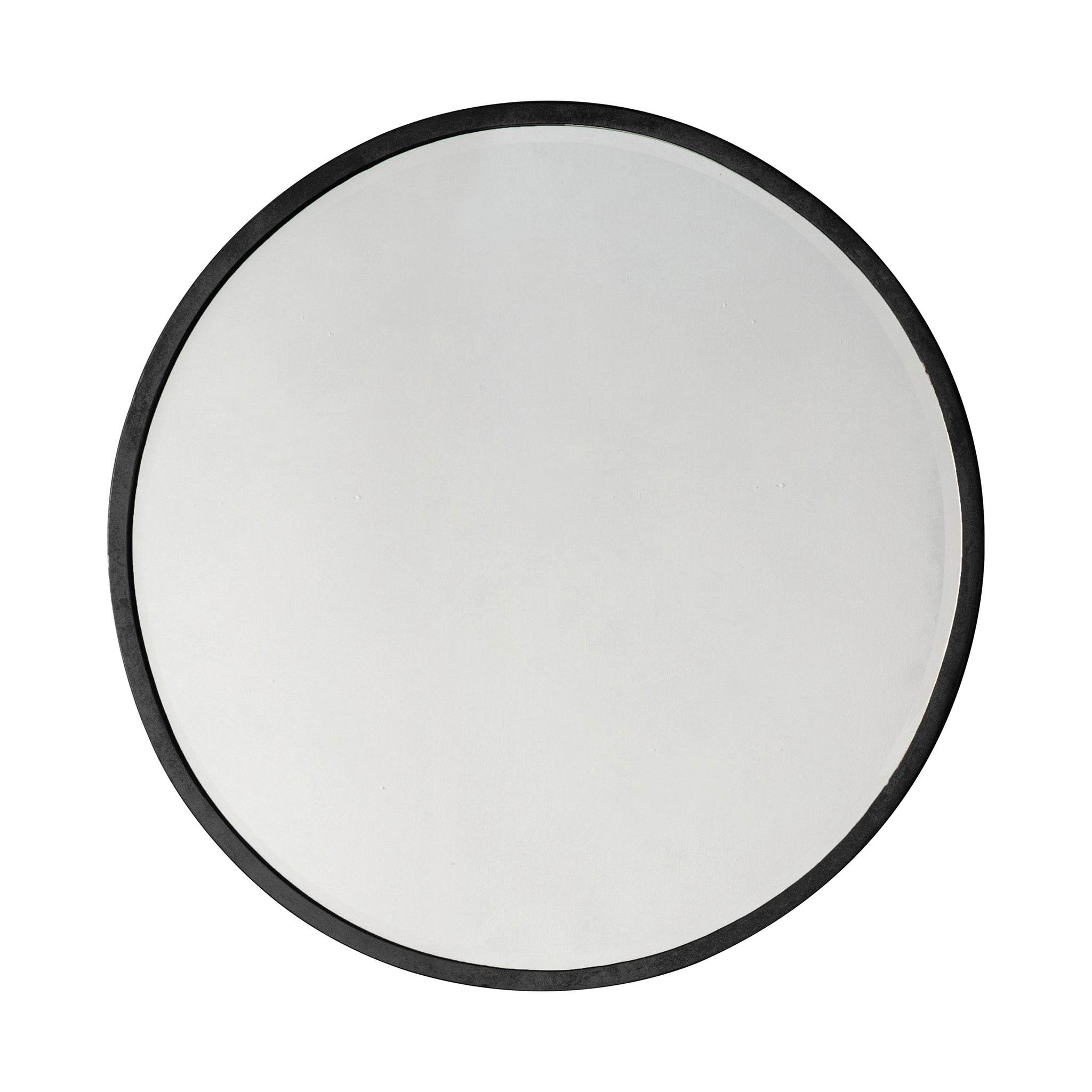 Higgs Round Mirror Black 80 x 80 cm
