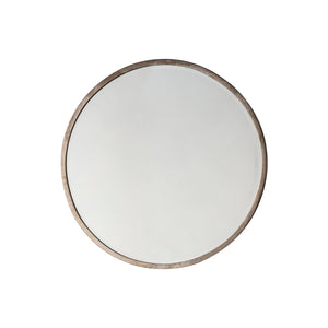 Higgs Round Mirror Antique Silver 60 x 60 cm