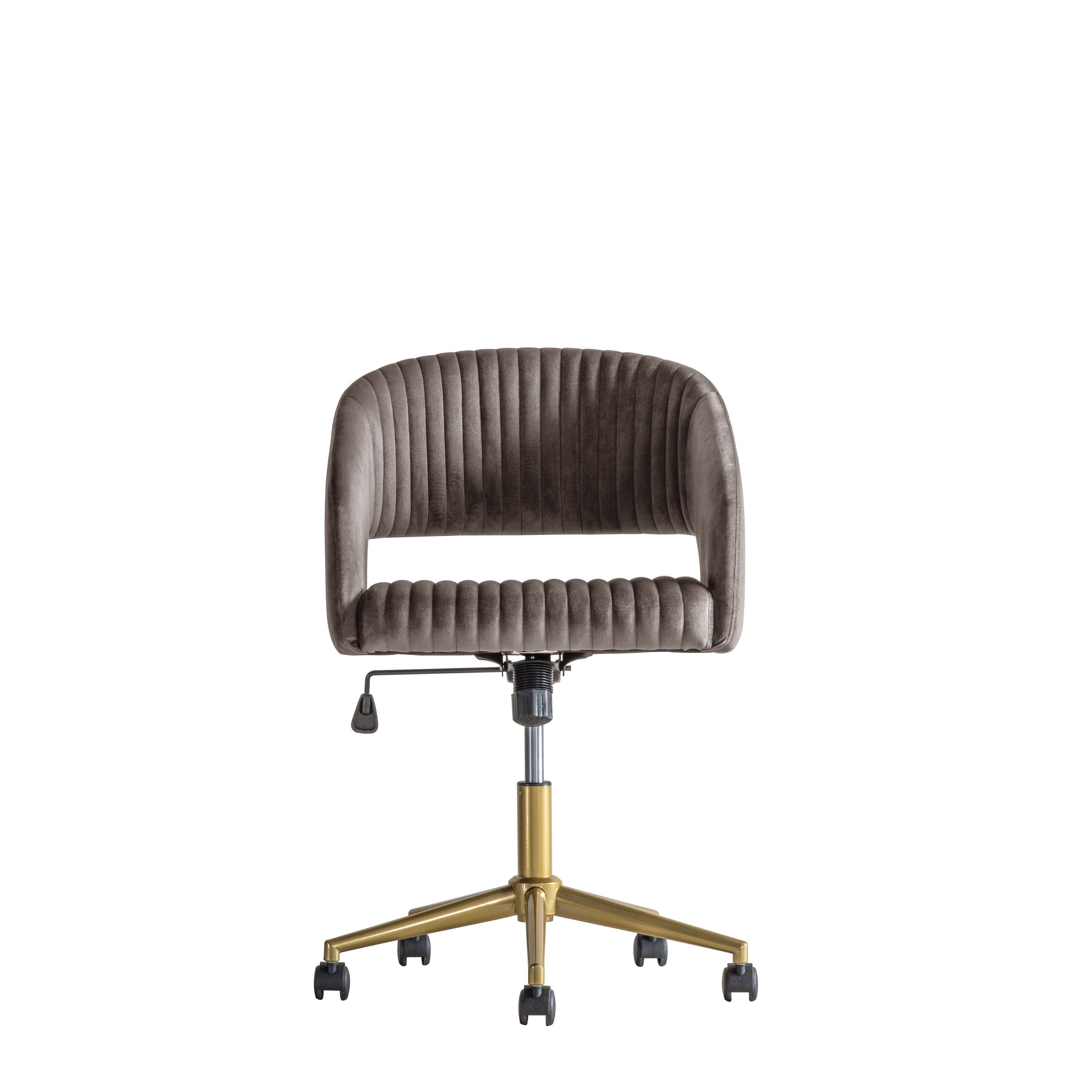 Murat Swivel Chair Grey Velvet