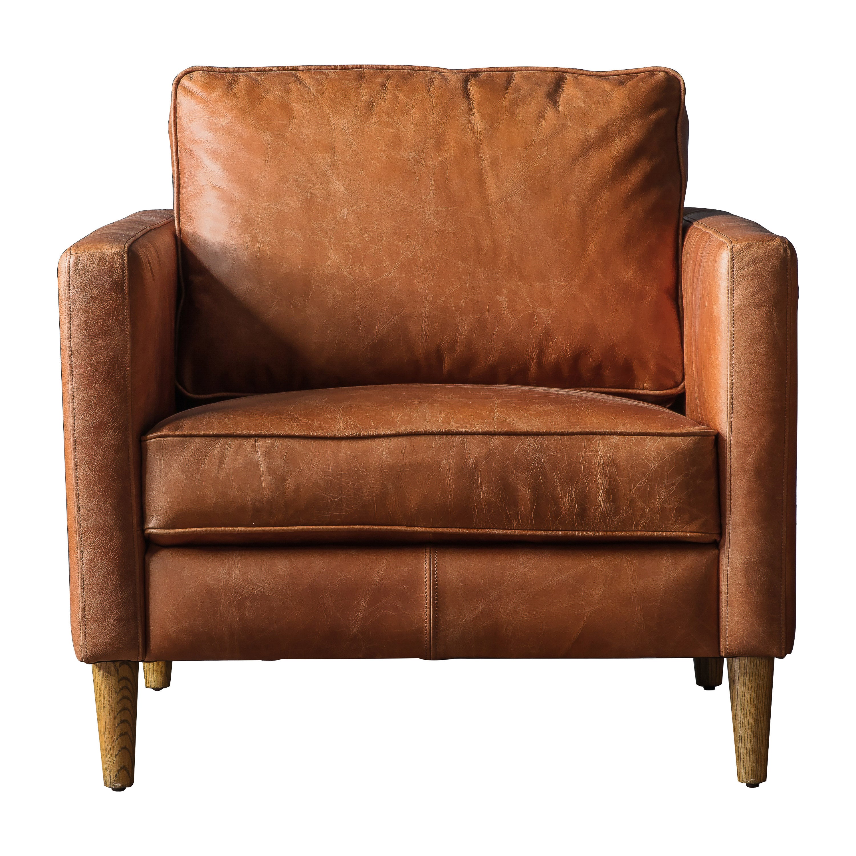 Ozzy Armchair Vintage Brown Leather