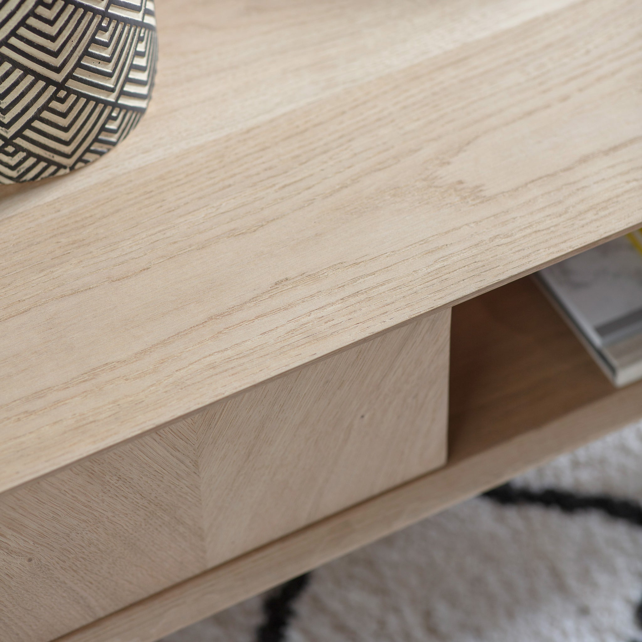 Milan 2 Drawer Coffee Table