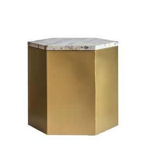 Lydon Side Table Gold Medium