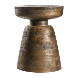 Milton Side Table Antique Brown