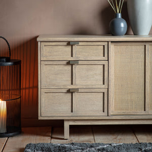Yuza 3 Drawer 2 Door Sideboard