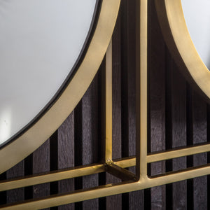 Haig Mirror Brass