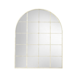 Hampton Arch Mirror White