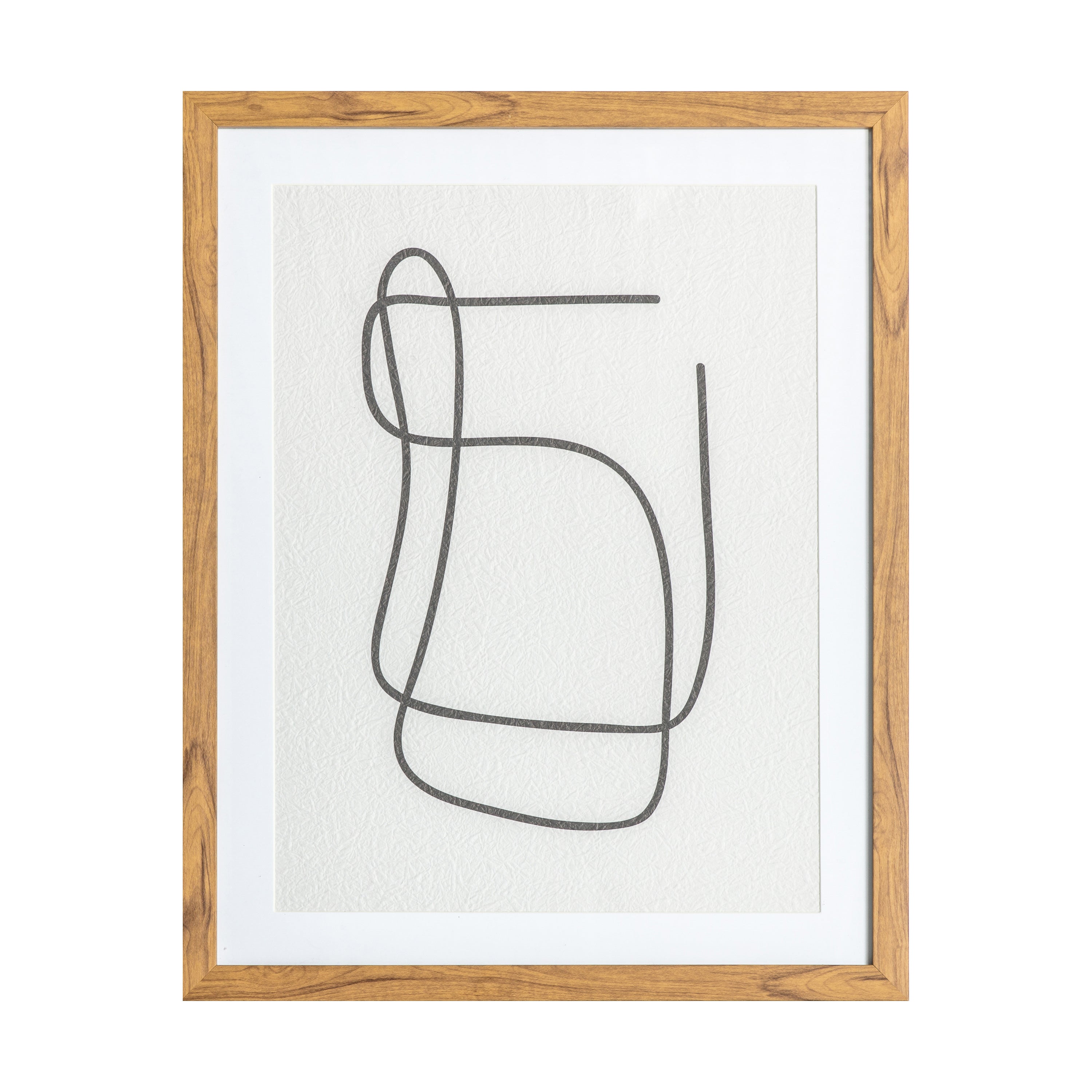 Selmo Line Drawing Framed Art