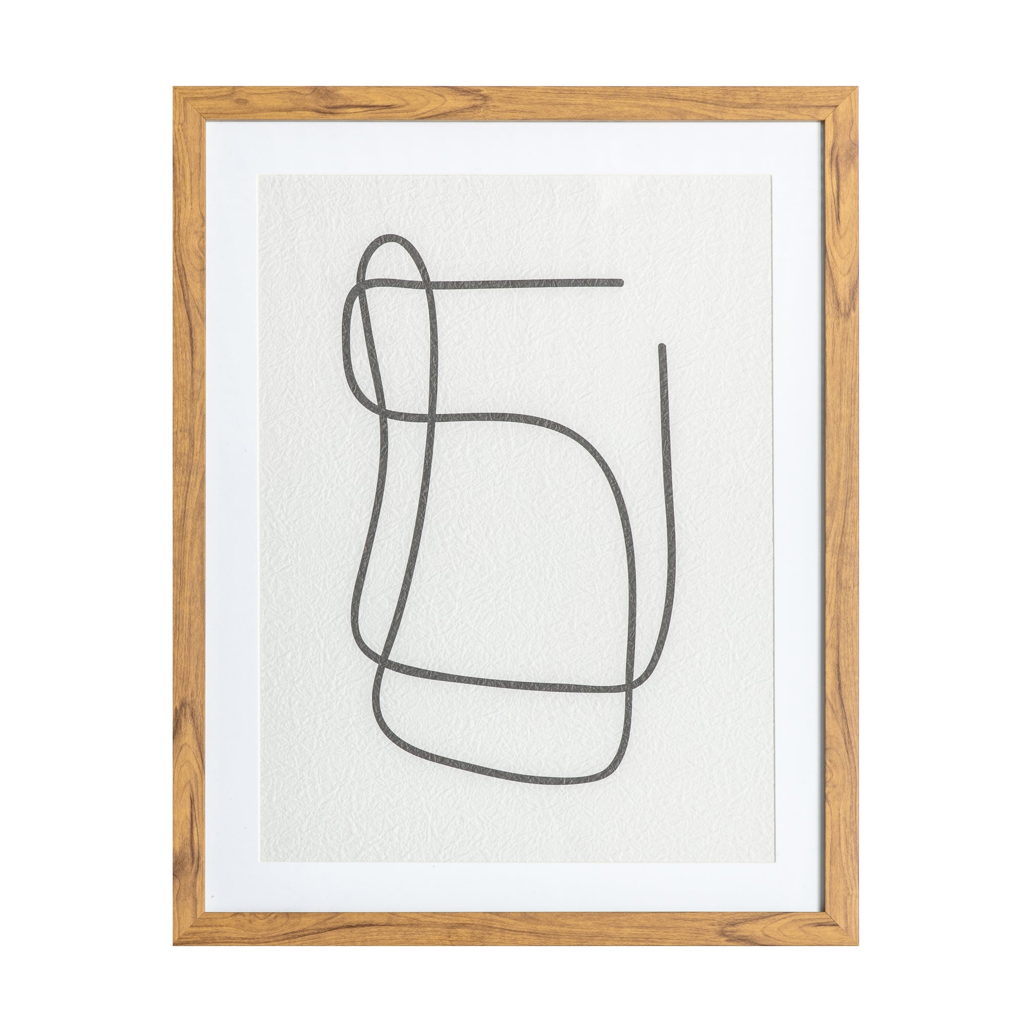 Selmo Line Drawing Framed Art