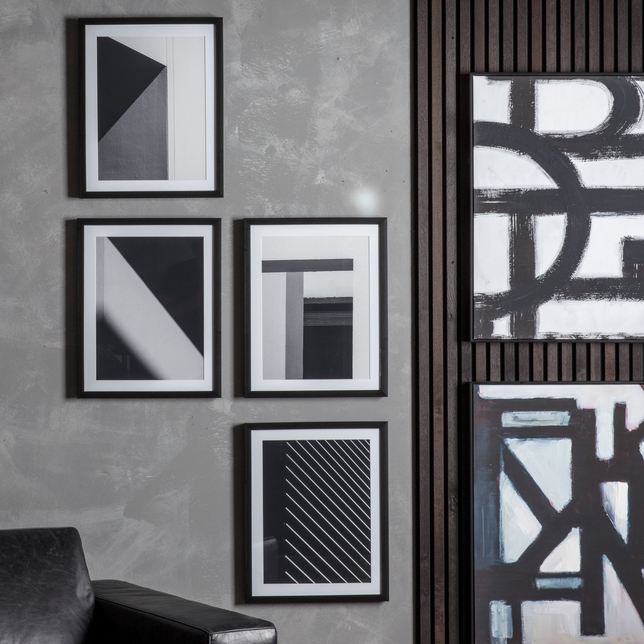Shade Architecture Framed Art Set of 4