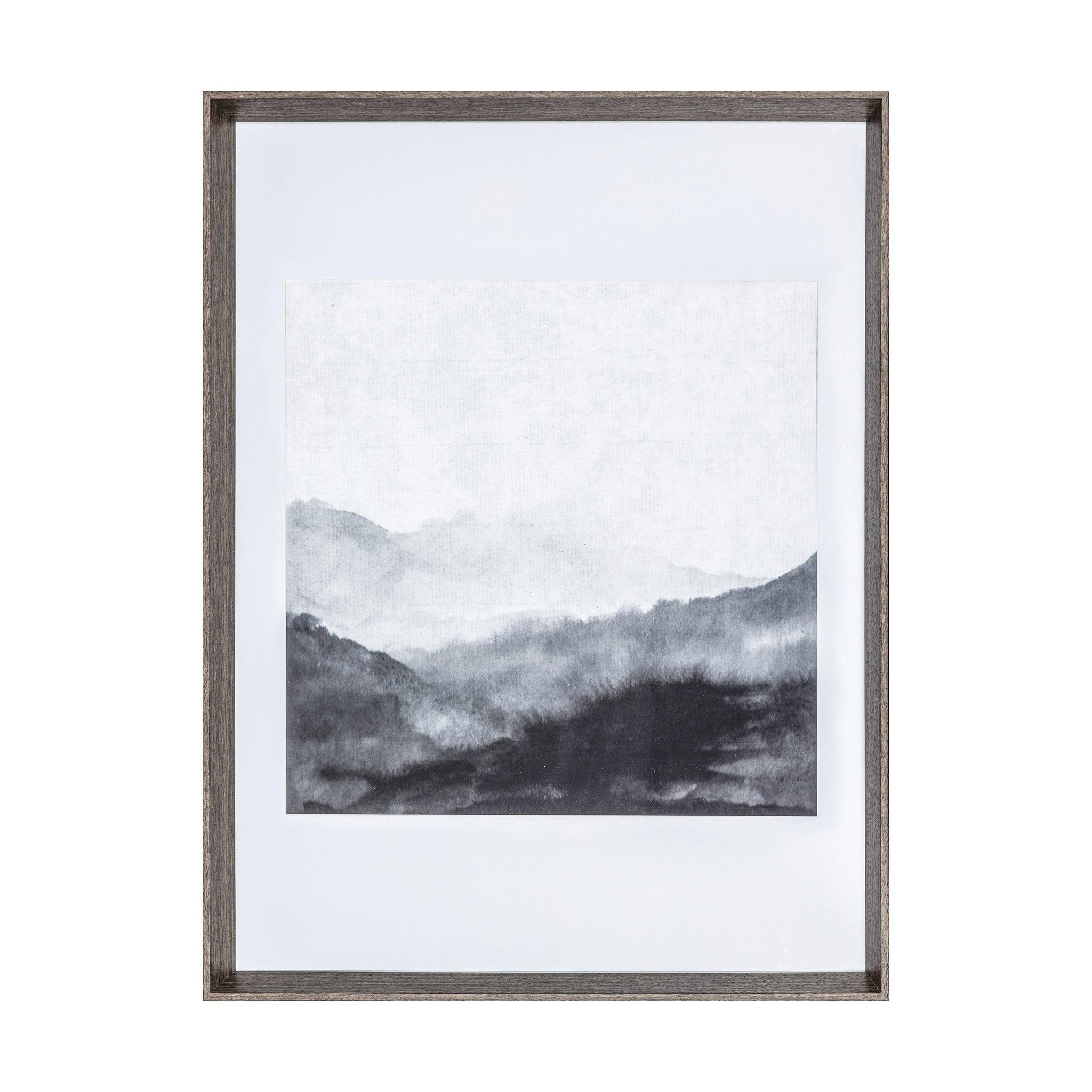 Valley Abstract Print Framed Art