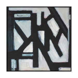 Cross Abstract Framed Canvas