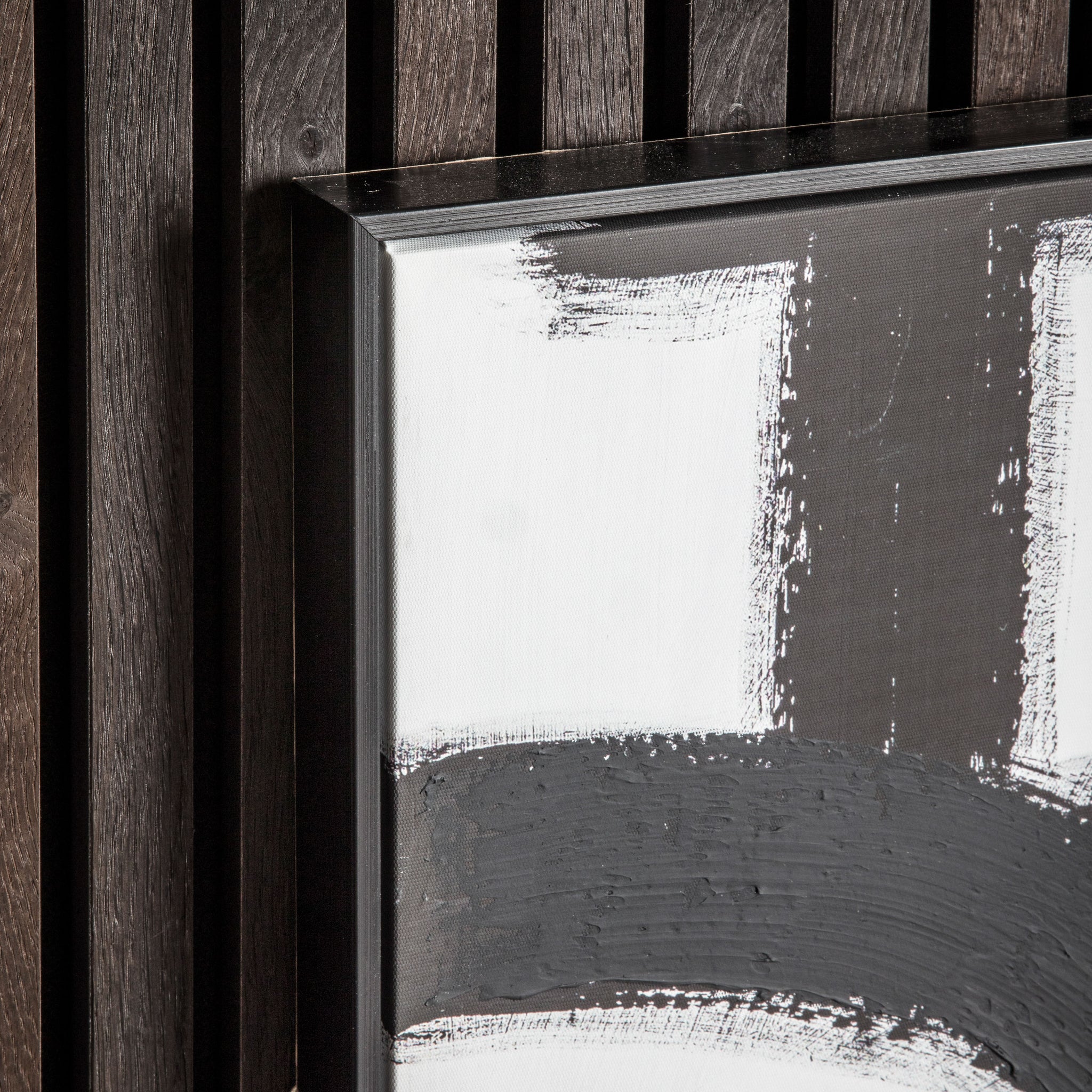 Below Abstract Framed Canvas