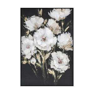 Peonies Framed Canvas