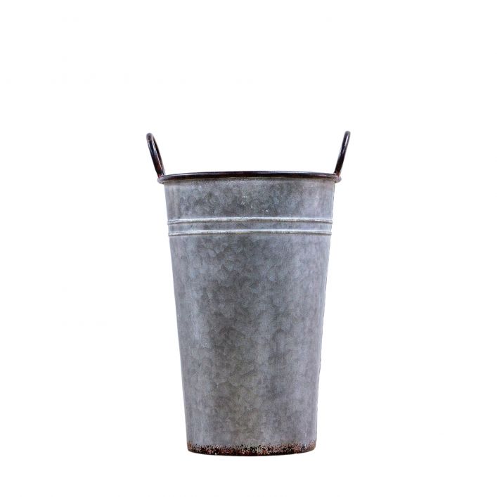 Arlo Galvanised Flower Bucket