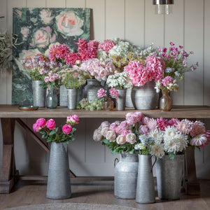 Arlo Galvanised Flower Bucket