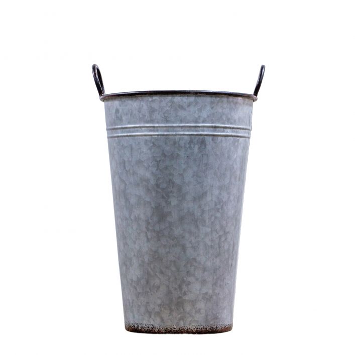Arlo Galvanised Flower Bucket