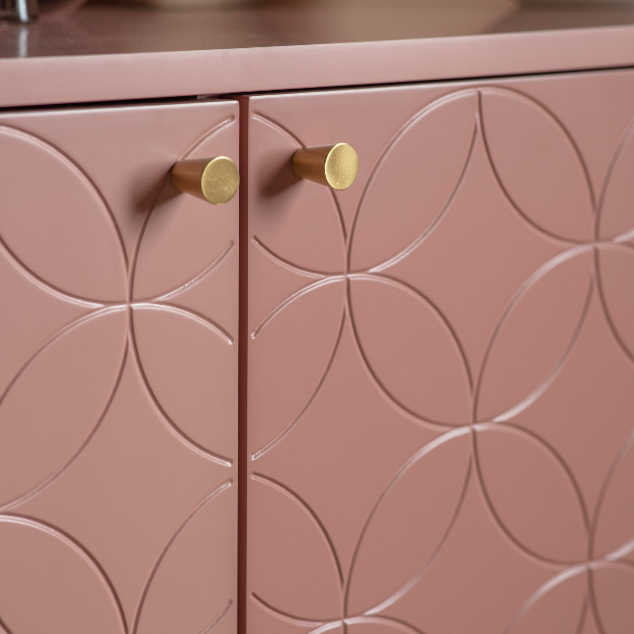 Holden 2 Door Cabinet Pink