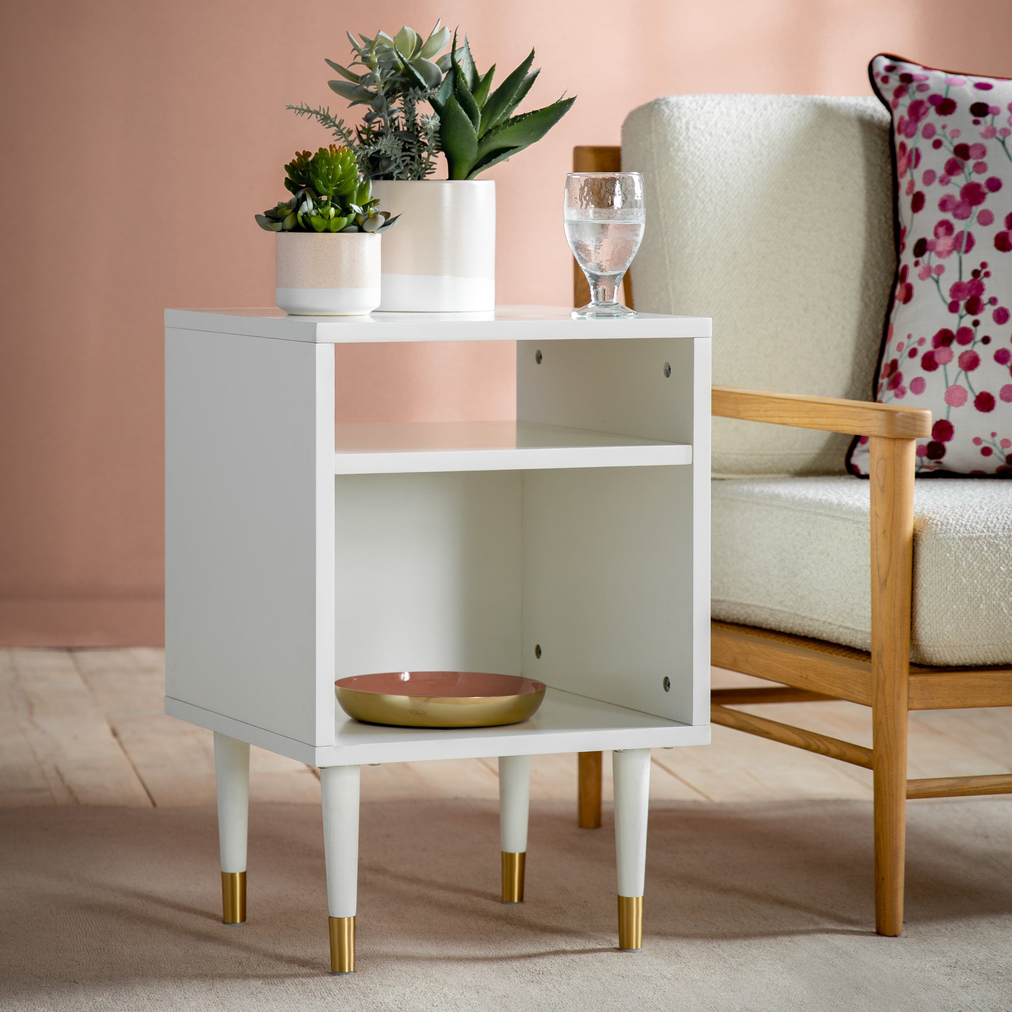 Holden Side Table White