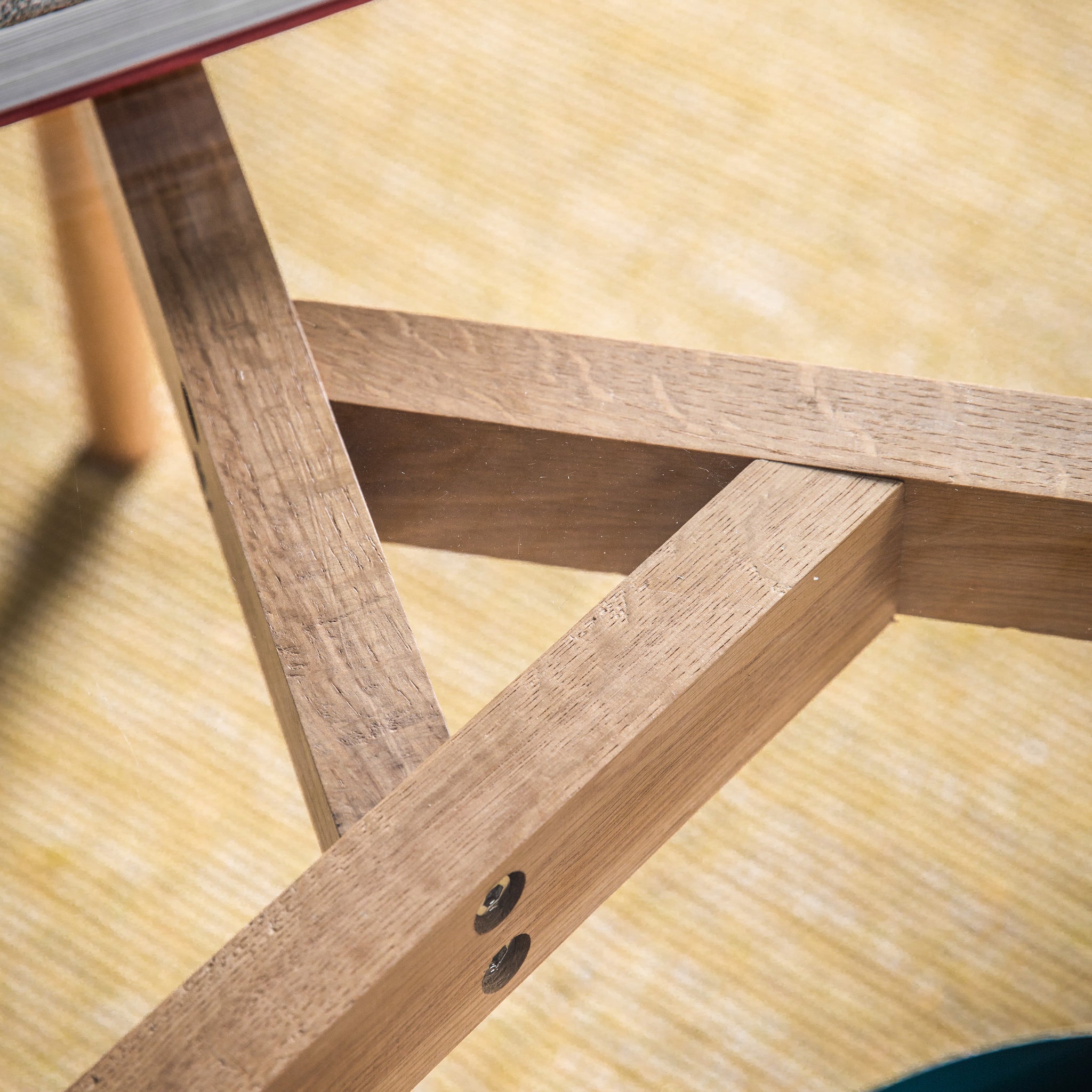 Blaine Round Coffee Table Oak