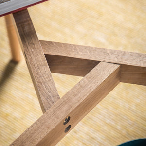 Blaine Round Coffee Table Oak