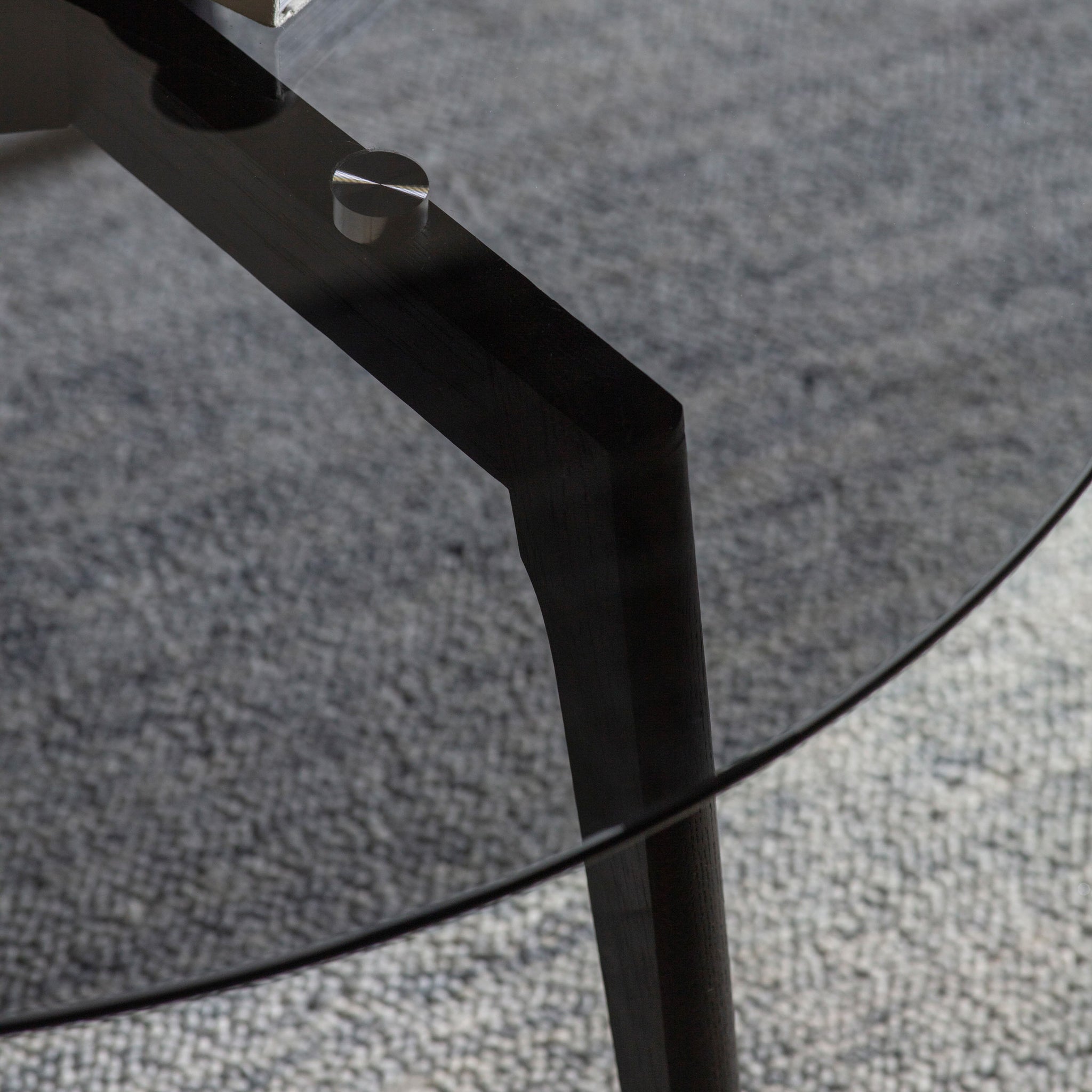 Blaine Round Coffee Table Black