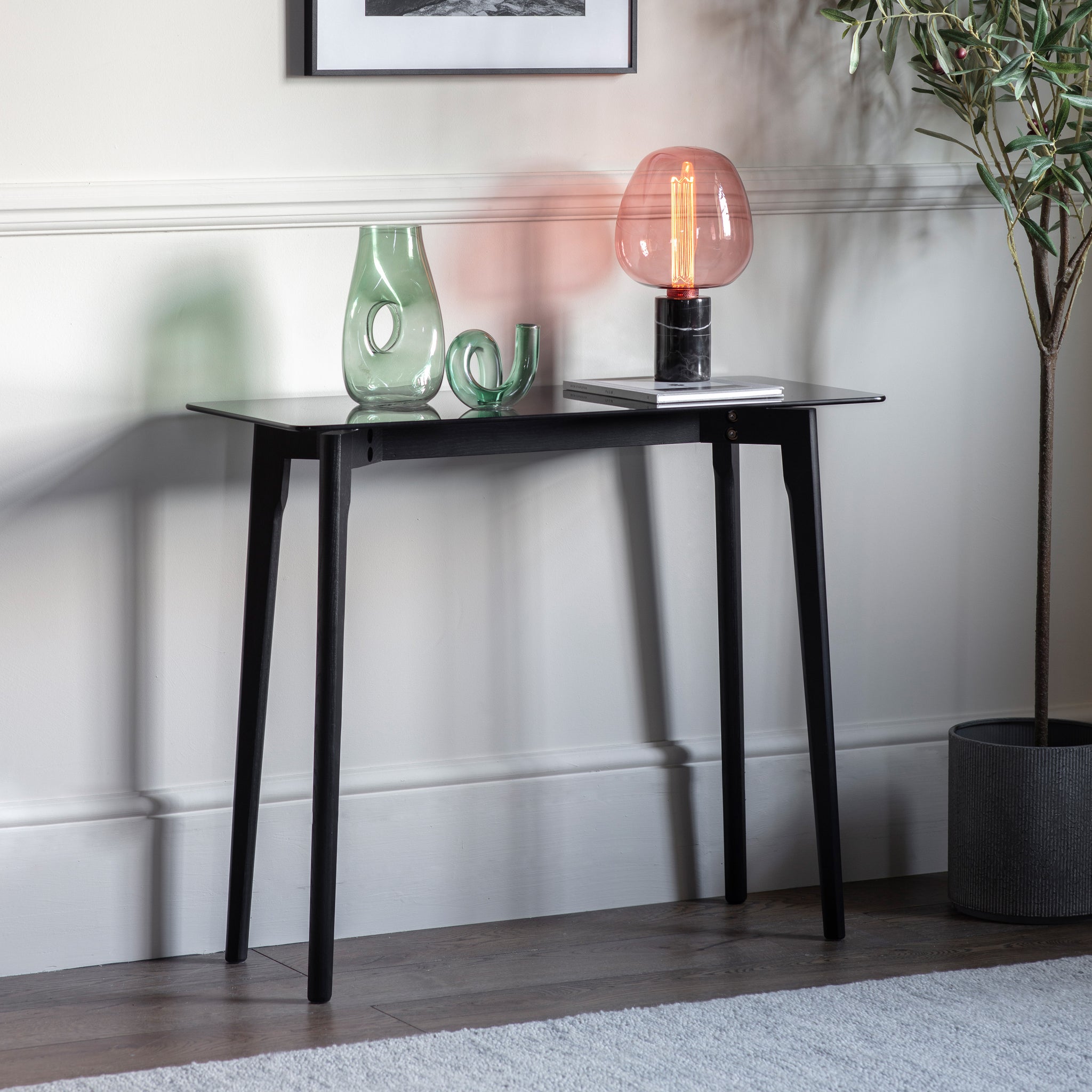 Blaine Console Table Black
