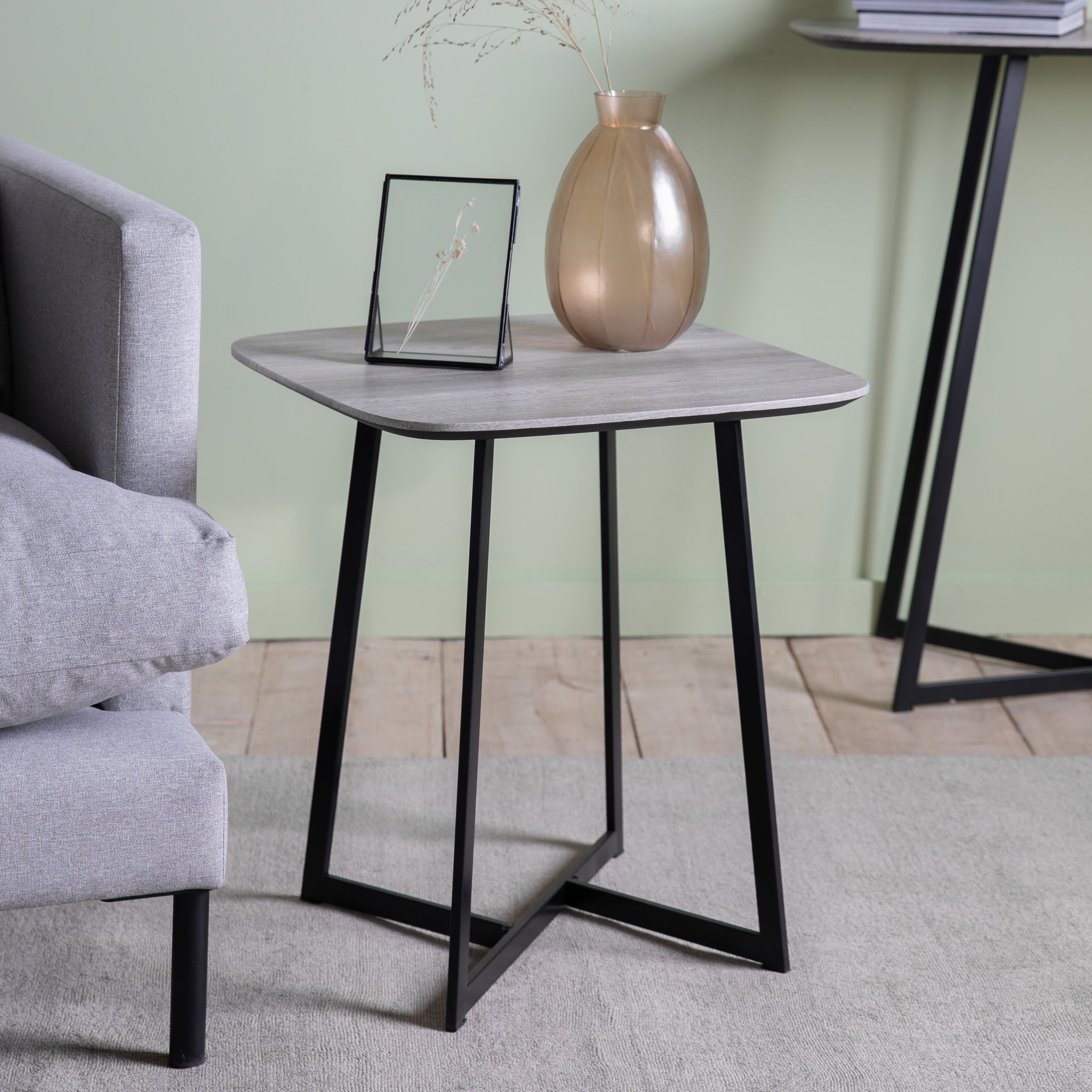 Fenton Side Table Oak Effect
