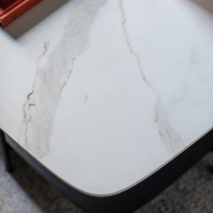 Lulworth Small Coffee Table White Marble