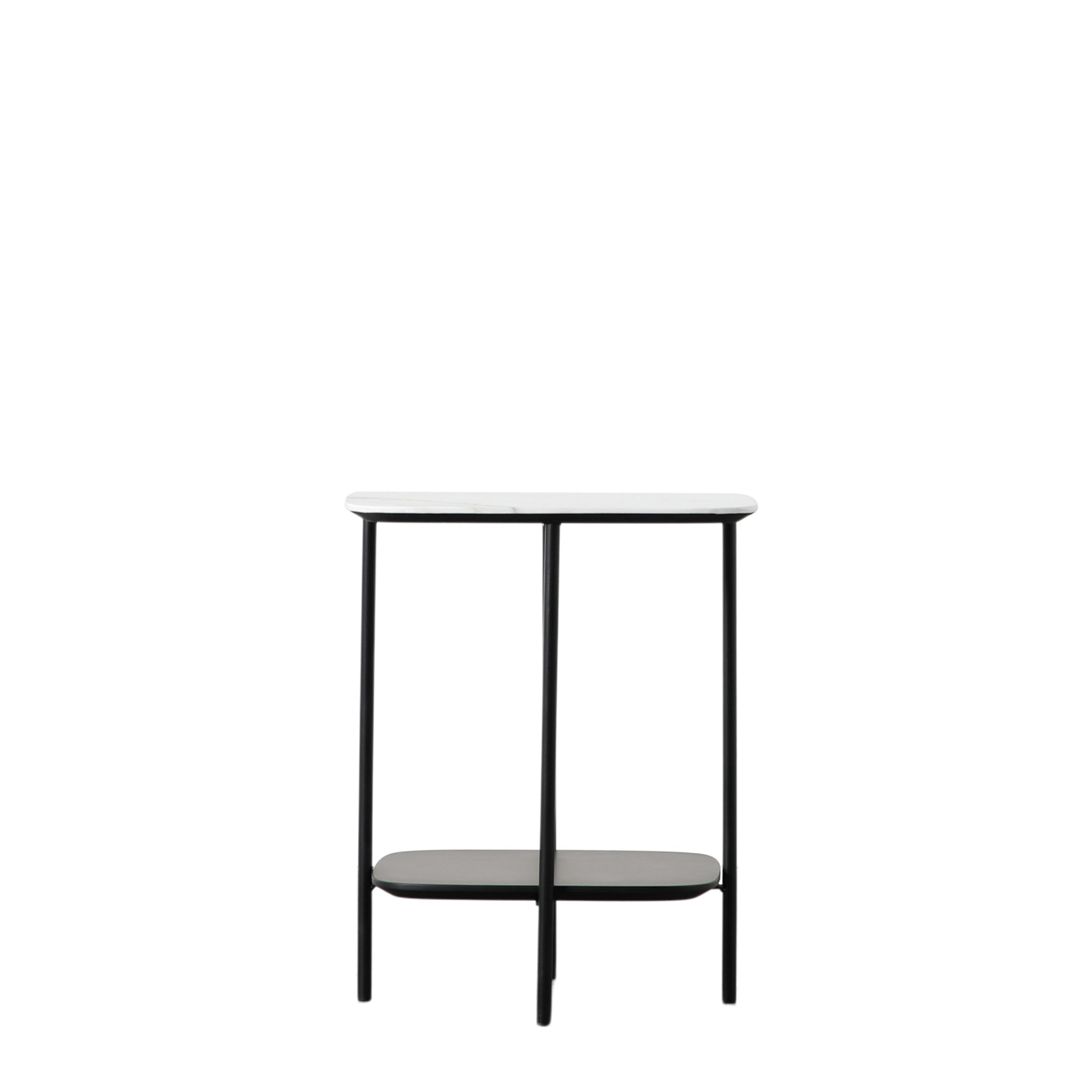 Lulworth Side Table White Marble
