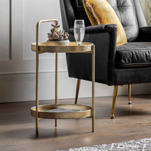 Senna Side Table Gold