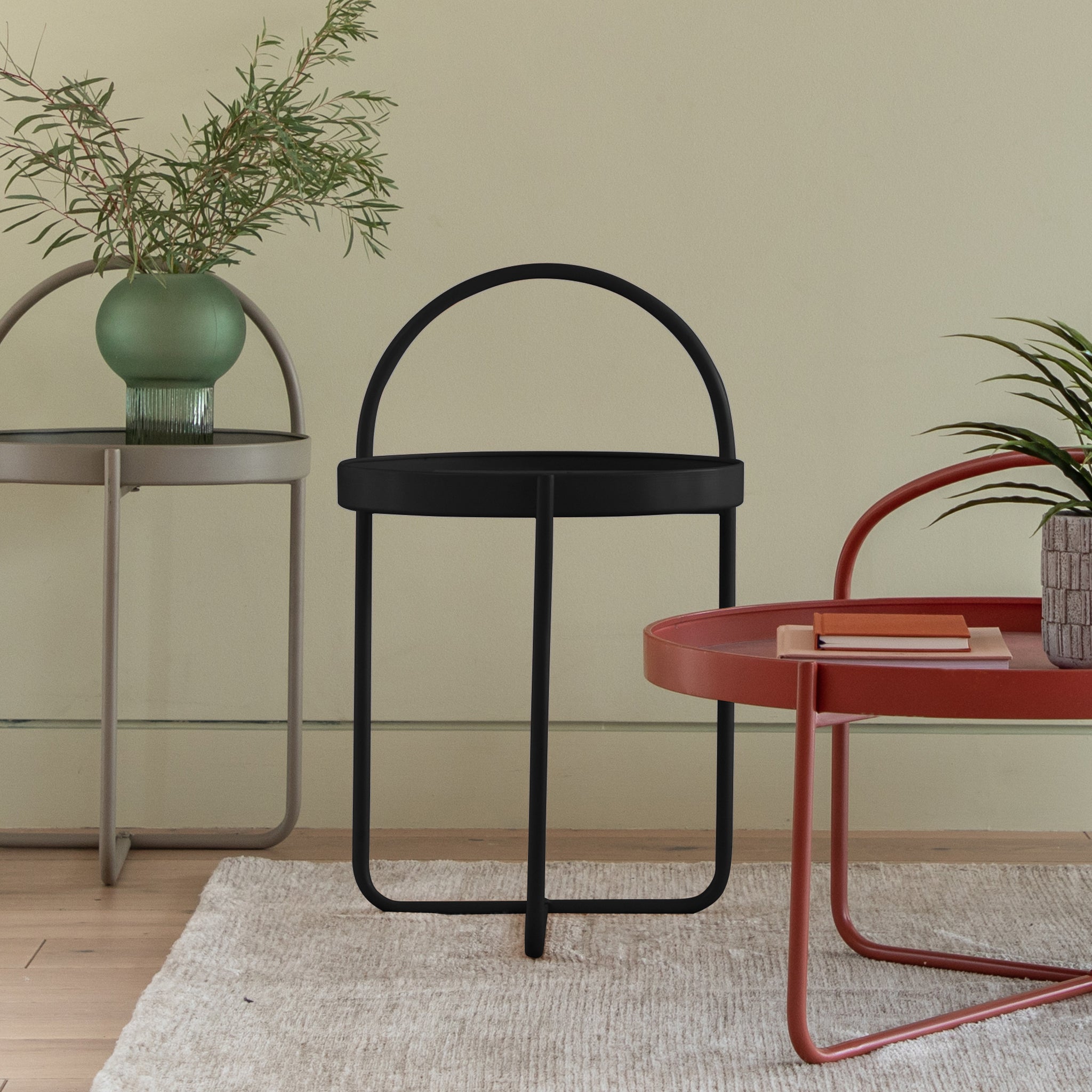 Melburn Side Table Black