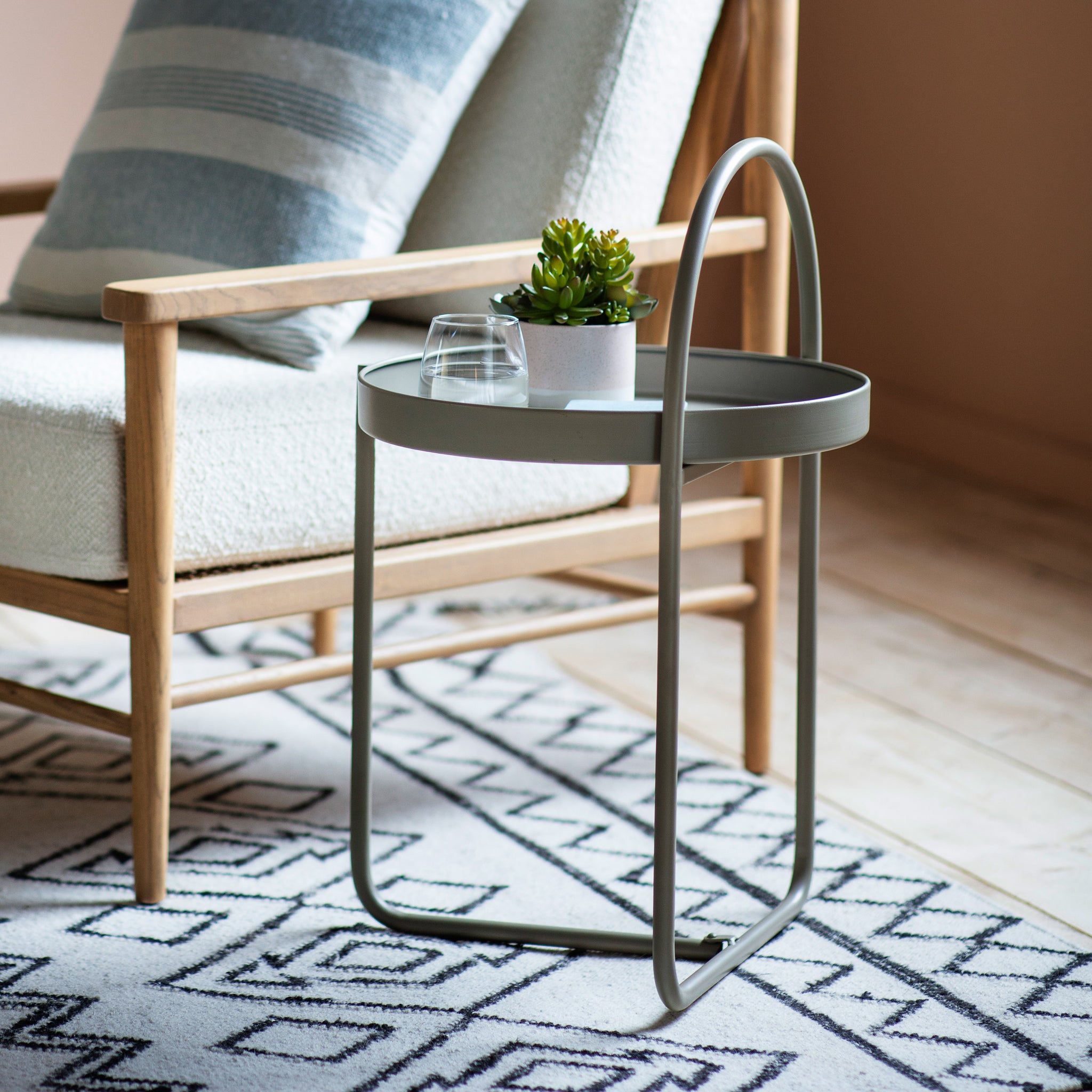 Melburn Side Table Latte