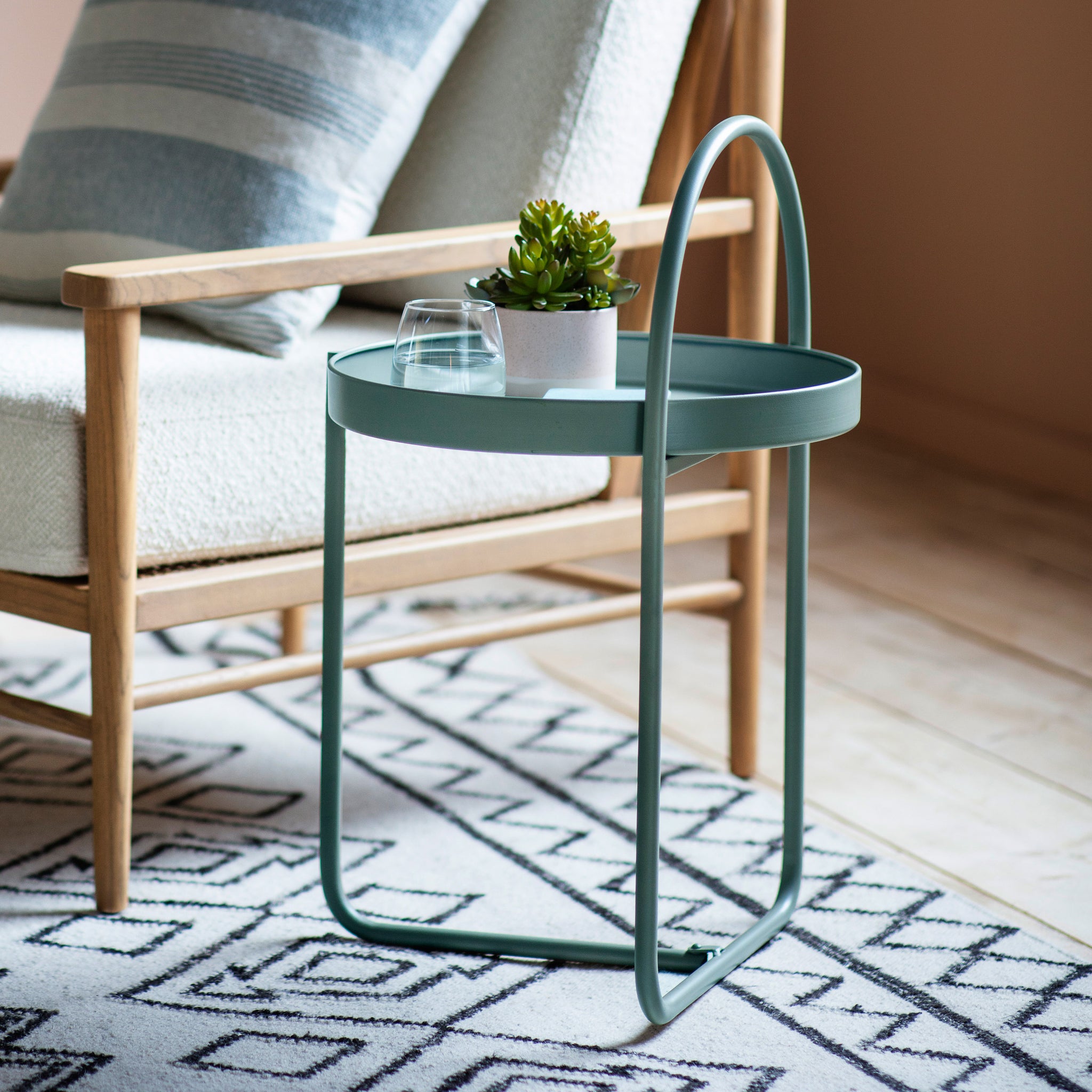 Melburn Side Table Teal