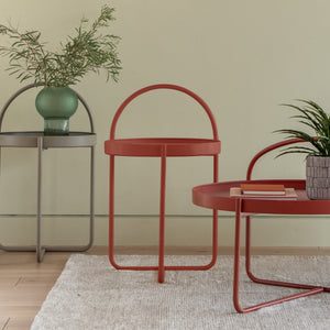 Melburn Side Table Red