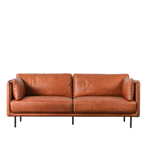 Wrigley Sofa Brown Leather