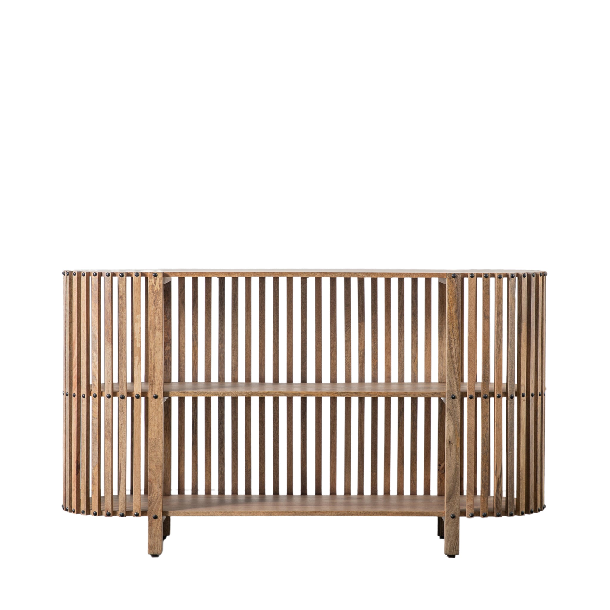 Vass Slatted Console Table