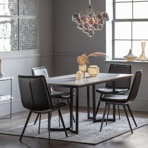 Everley Dining Table Black