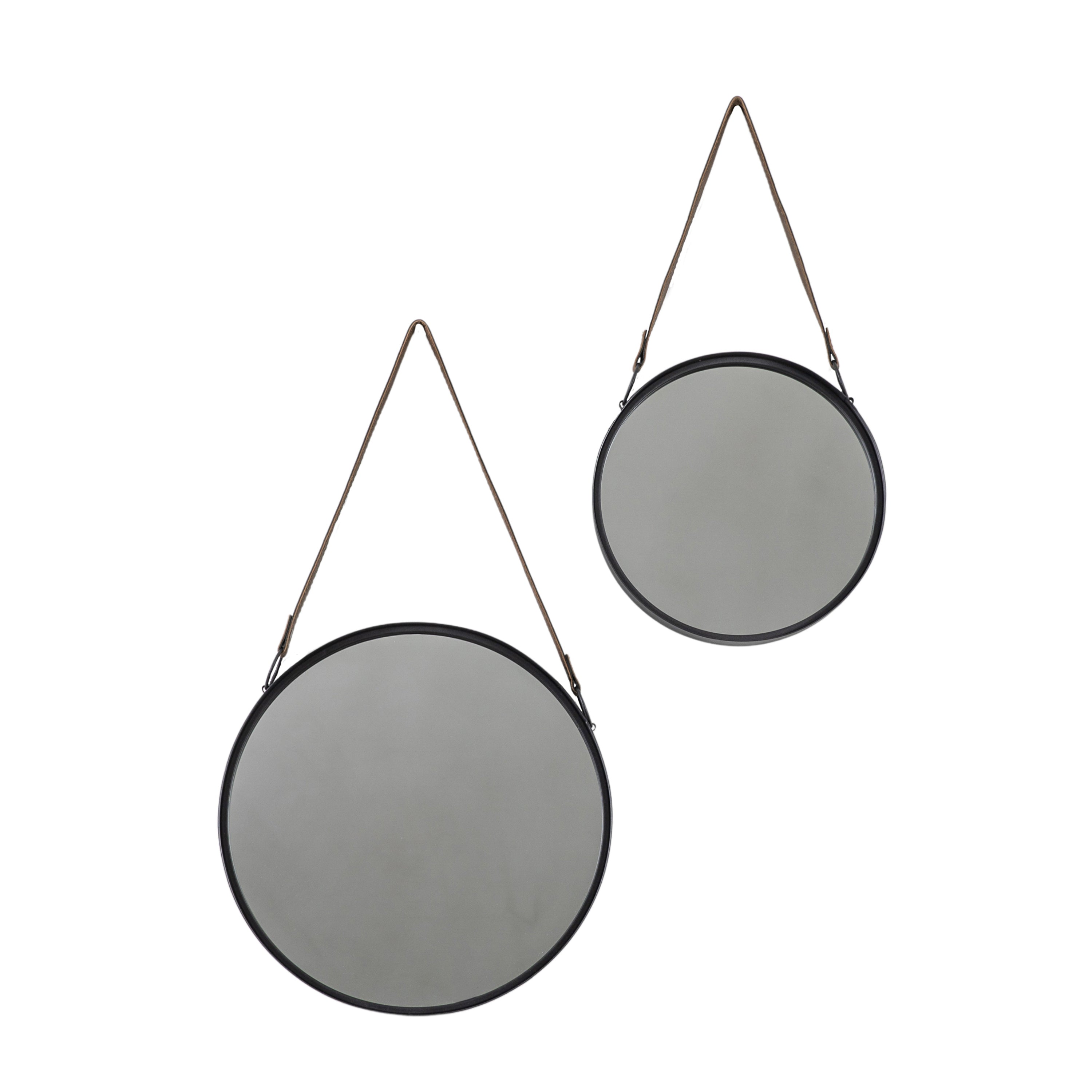 Marst Mirrors Black Set of 2