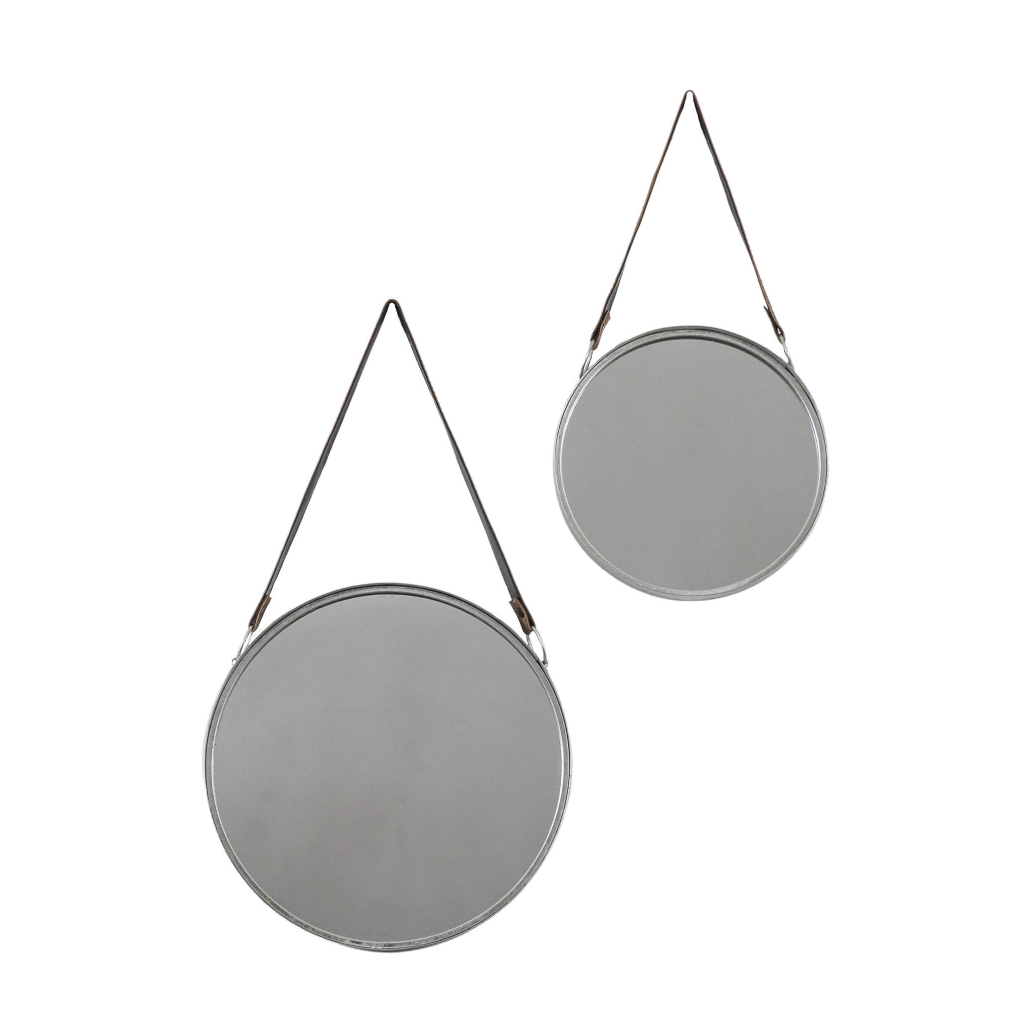 Marst Mirrors Silver Set of 2