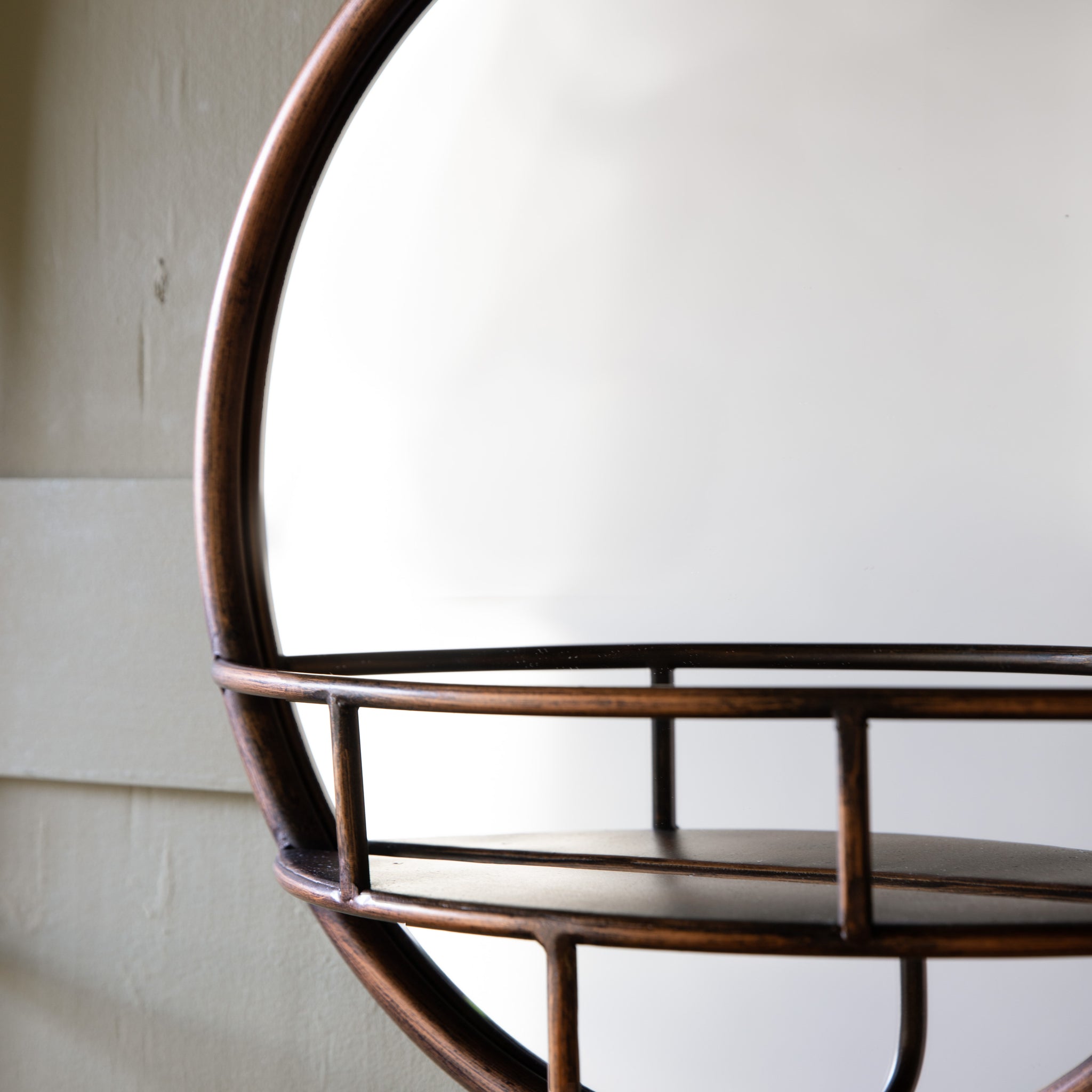 Milward Round Mirror Bronze