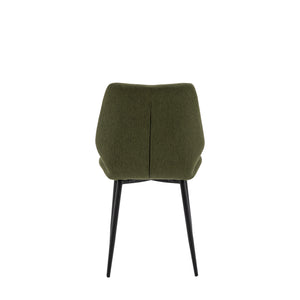 Mafford Dining Chair Bottle Green Set of 2