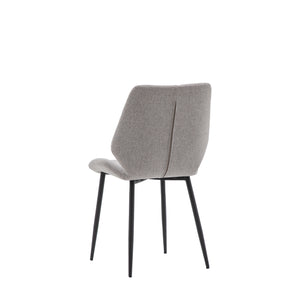 Mafford Dining Chair Light Grey Set of 2