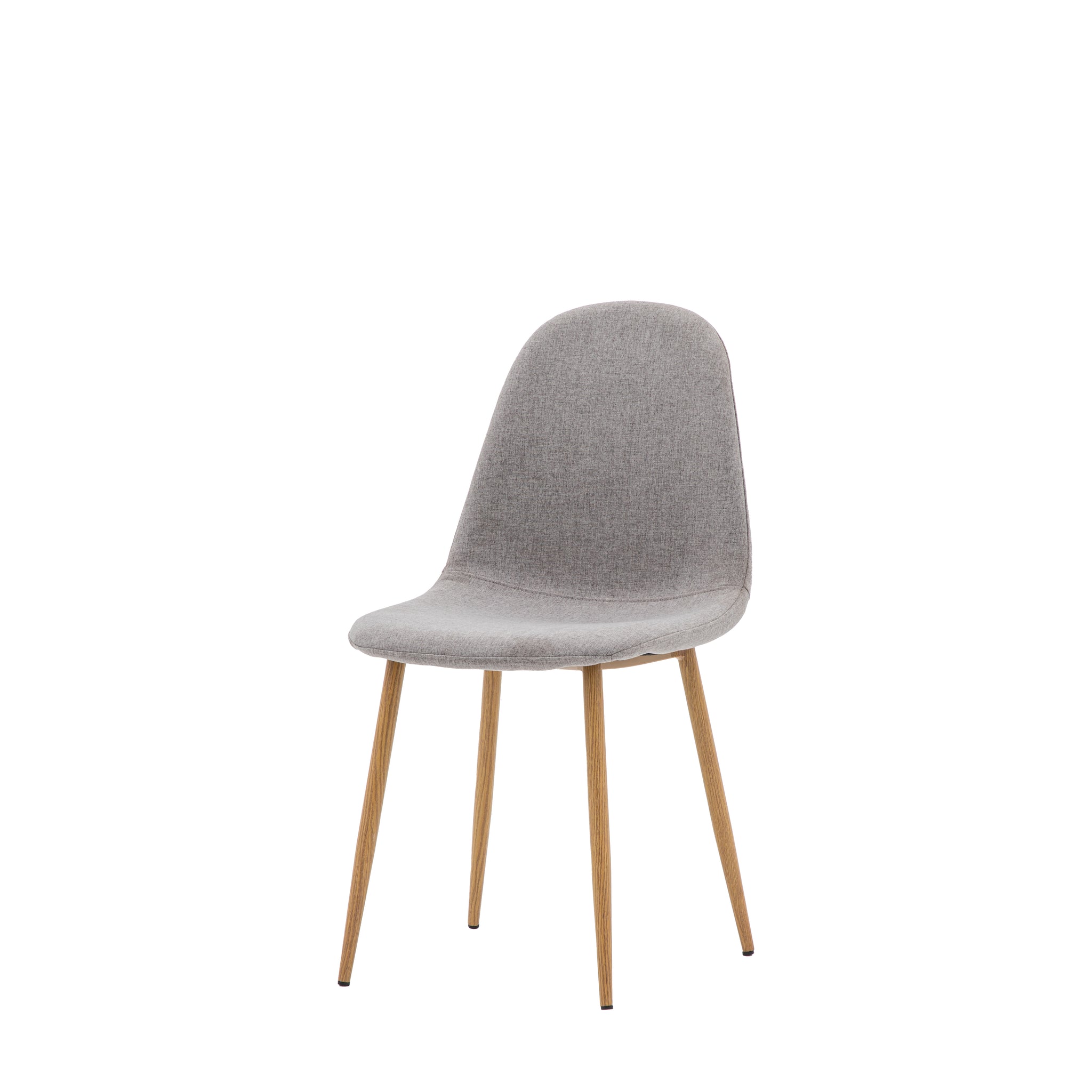 Macan Dining Chair Oak Light Grey Set of 2