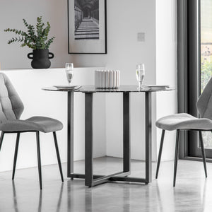 Connor Dining Table Black Effect